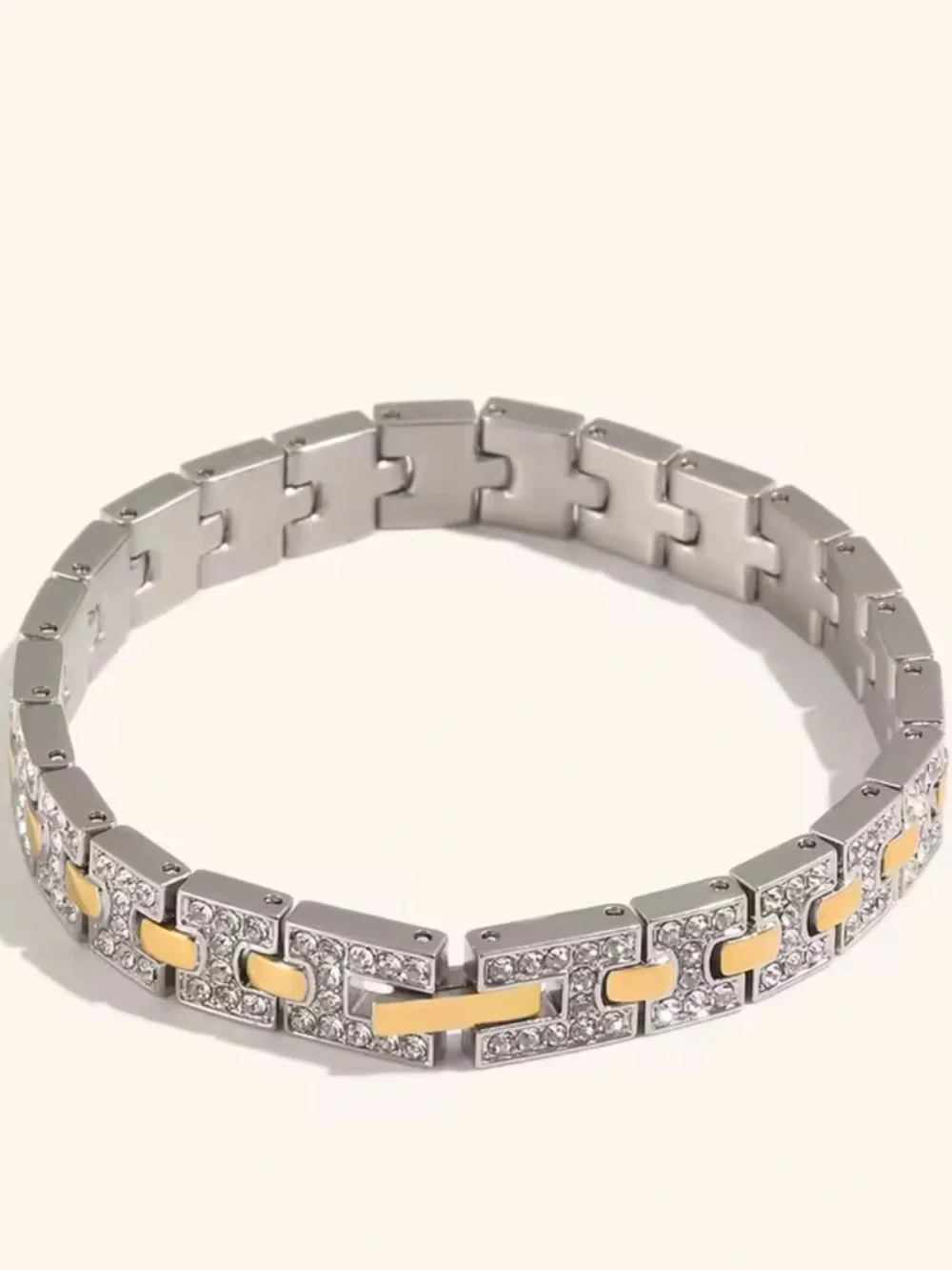 Miami Bracelet in silver 18cm length